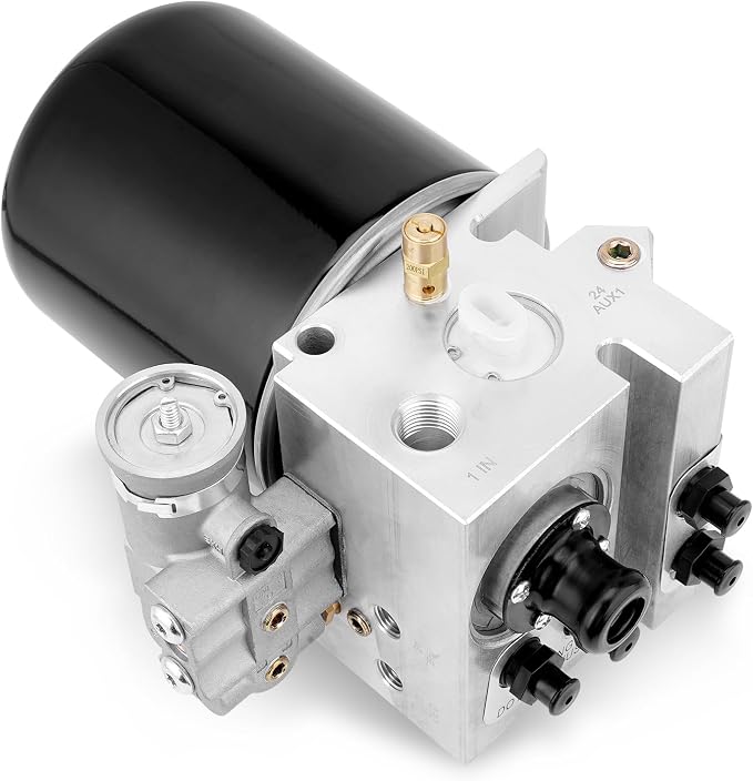 801266 Air Dryer with Drain Valve 12 Volt Compatible with Freightliner by YEHERITAUTOPARTS