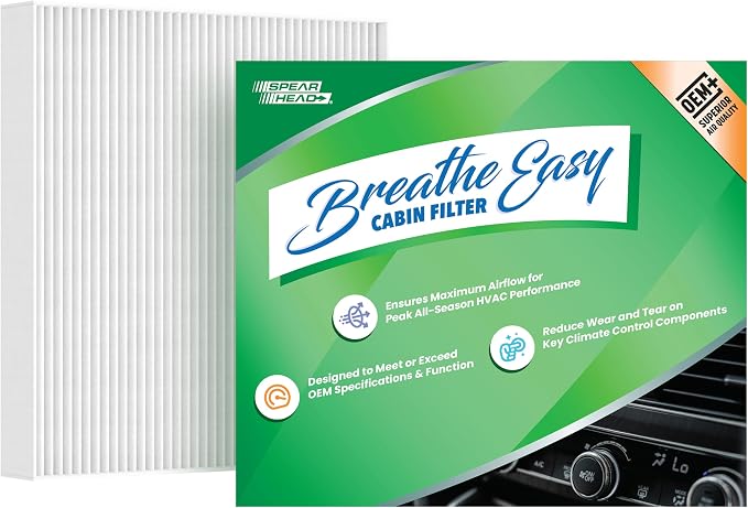 Spearhead OEM+ Particulate Breathe Easy Cabin Filter | Fits Various 2016-24 by SPEARHEAD