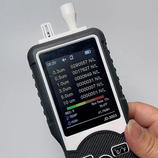 Portable Particle Counter, Handheld Aerosol Dust Monitor, Professional Air - Image 2