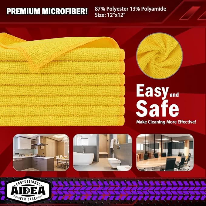 AIDEA Microfiber Cleaning Cloth, Microfiber Towels - Image 6