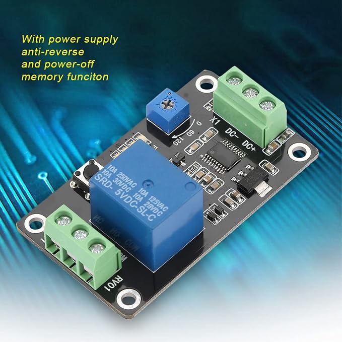 Delay Timer Relay Self-Locking Delay On Off Time Switch Loop Module Super 555 - Image 2