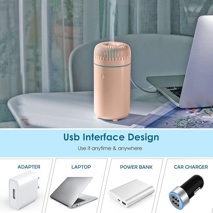 Car Diffuser Humidifier USB Aromatherapy Essential Oil Air Freshener USB Cool - Image 4