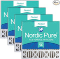 Nordic Pure 20x20x5 Honeywell/Lennox Replacement MERV 14 Air Filters 4 Pack | by NordicPure