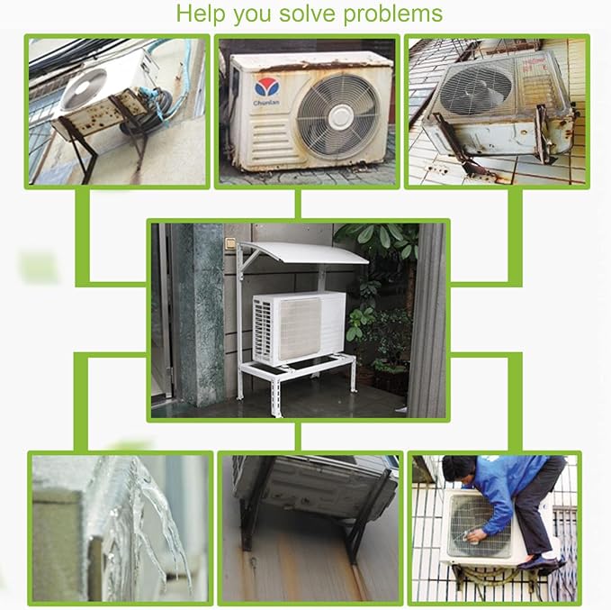 Cover for Outdoor Mini Split Ground Stand, Heavy Duty Ground Stand Bracket - Image 6