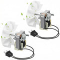 2 Pieces Universal Bathroom Vent Exhaust Fan Motor, 50CFM 120V Replacement by Fiada