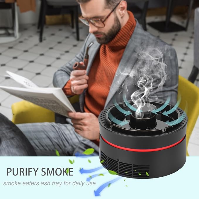 Smokeless Ashtray Indoor, Smoke Eaters Ash Tray - Image 3