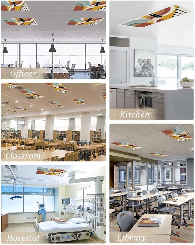 4 Pack Medieval Fluorescent Light Covers - Image 9