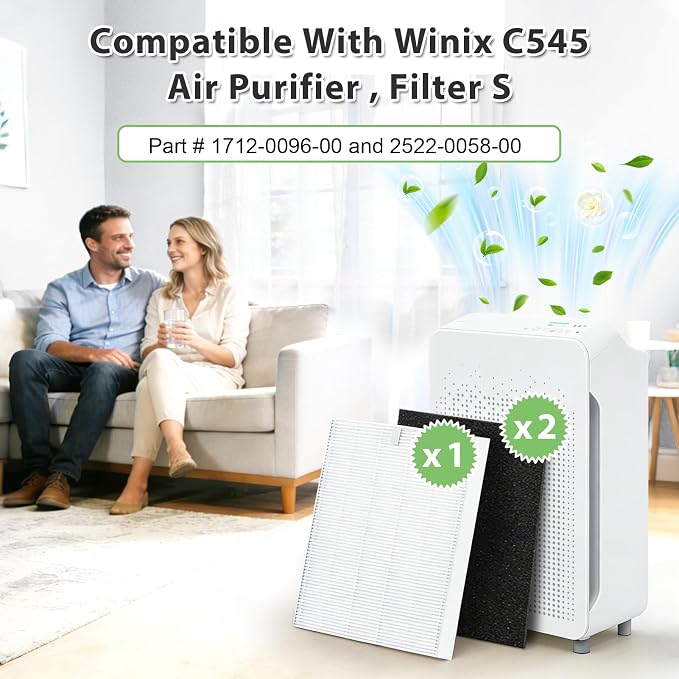 C545 HEPA Replacement Filter S Compatible - Image 2