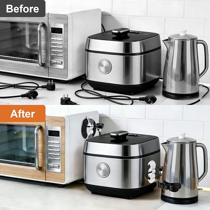 8PCS Cord Organizer for Appliances, Upgraded Kitchen Appliance Cord Organizer - Image 5