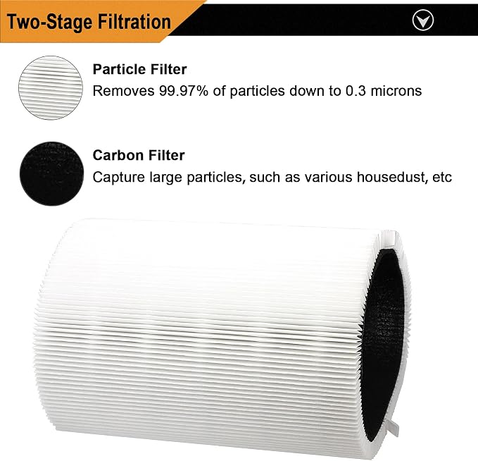 3 Pack Blue Pure 411 Filter Replacement Compatible - Image 2