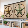 Farmhouse Vintage Brown Western Star Indoor TV Cover, Elastic TV Screen by Unknown