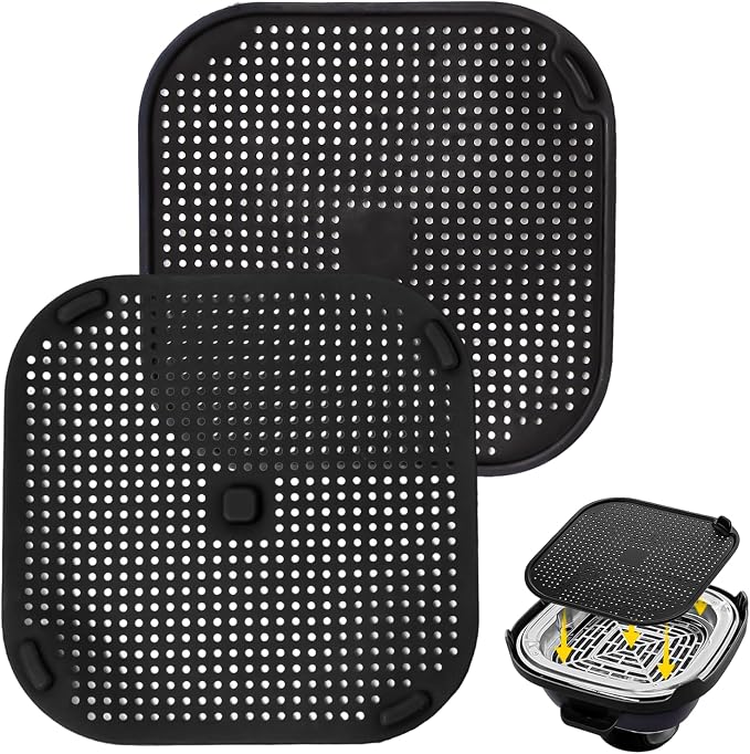 2 PCS Updated Heat Resistant Splatter Screen Compatible by HUTUDANRecommendedForYou