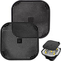 2 PCS Updated Heat Resistant Splatter Screen Compatible by HUTUDANRecommendedForYou