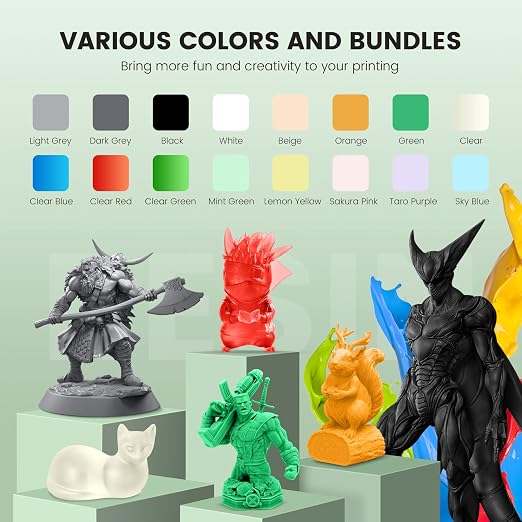 SUNLU 3D Printer Resin 2kg, Fast Curing Standard 3D Resin - Image 5