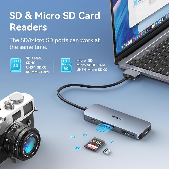 Docking Station for MacBook Pro Air, USB C Docking Station Dual Monitor - Image 7
