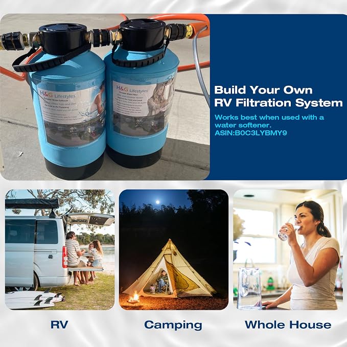 H&G lifestyles ‎RV Water Filter System, Garden Hose Water Filter - Image 6