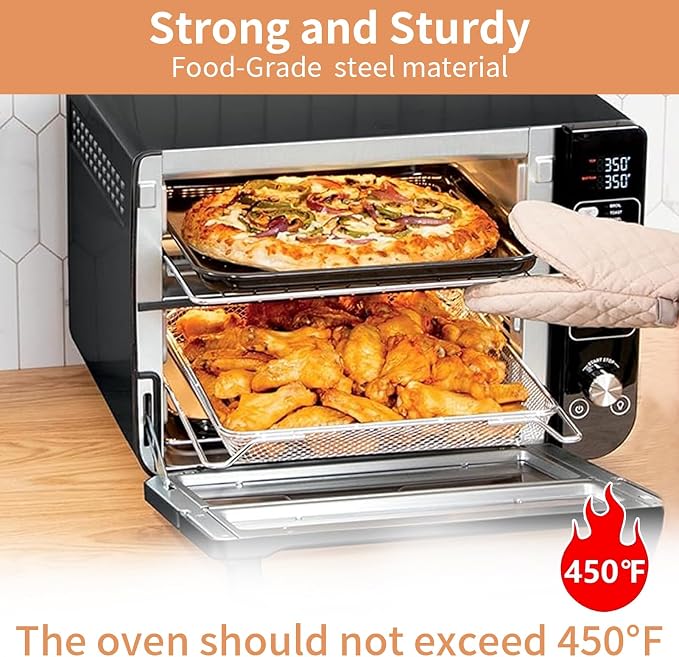 GCQ Smart Double Oven Basket for Ninja DCT401 DCT402 DCT451 - Image 3