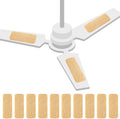 Tuanse 10 Pack Ceiling Fan Filters by Tuanse