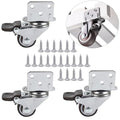 HOWDIA 1" Swivel Plate Caster Wheels by HOWDIA