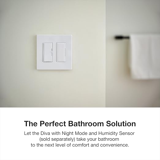 Lutron Humidity Sensor Switch, Bathroom Exhaust Fan, Automatic Moisture Control - Image 9