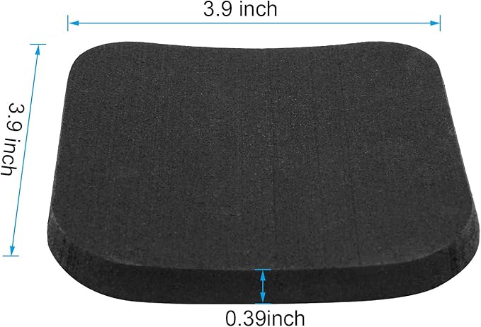 4Pcs Treadmill Mats, Coolrunner High Density Equipment Pads Noise Reduction - Image 2
