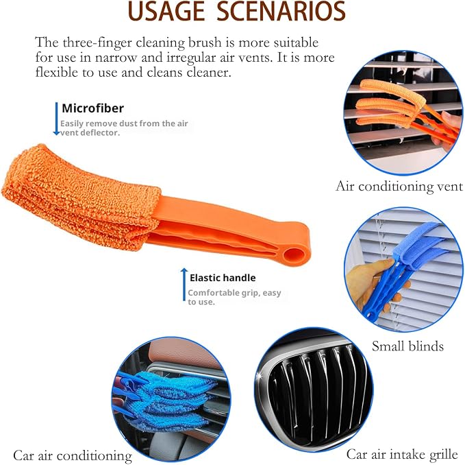 Washable Blind Cleaner Tool, Blind Duster, Microfiber Dusting Brush - Image 5