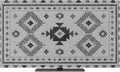 Southwestern Tribal Geometric Indoor TV Cover, Elastic TV Screen Protector by Unknown