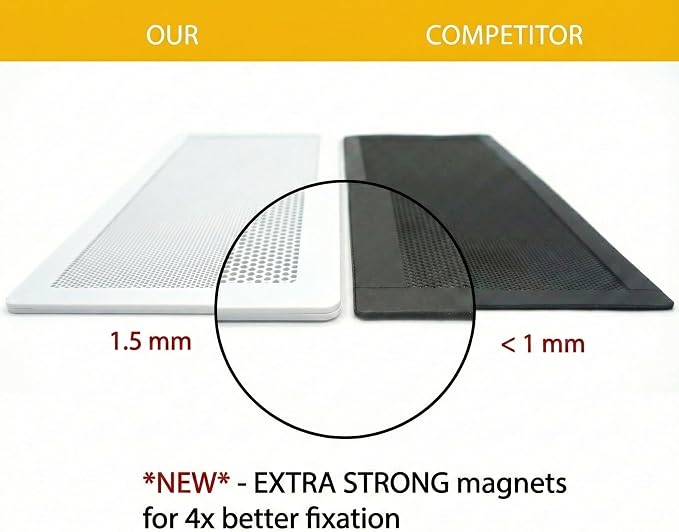 MODERN WAVE - Extra Strong Magnetic Air Vent Screen Cover - Image 2