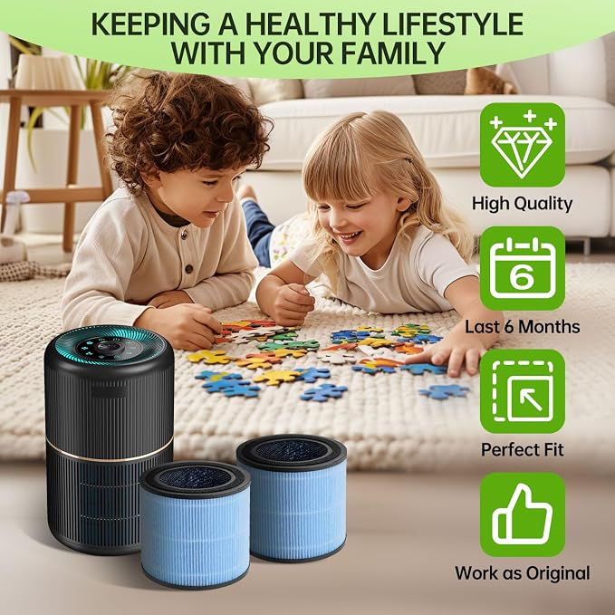 2 Pcs AP0601 Air Purifier Filters Compatible - Image 7