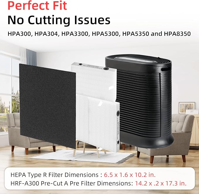 HPA300 Replacement Filters for Honeywell Air Purifiers HPA300 Series, Part - Image 4