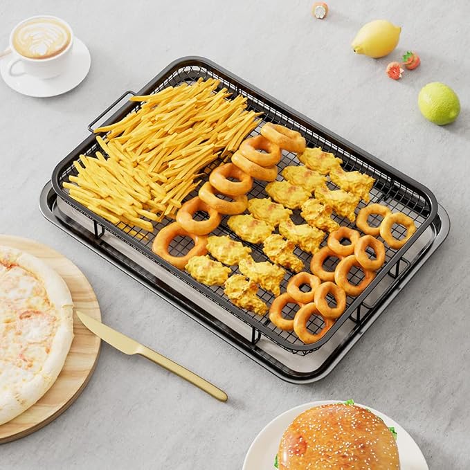 Air Fryer Basket for Oven, Large14.88"×10.98"Air Fryer Pans for Convection Oven - Image 5