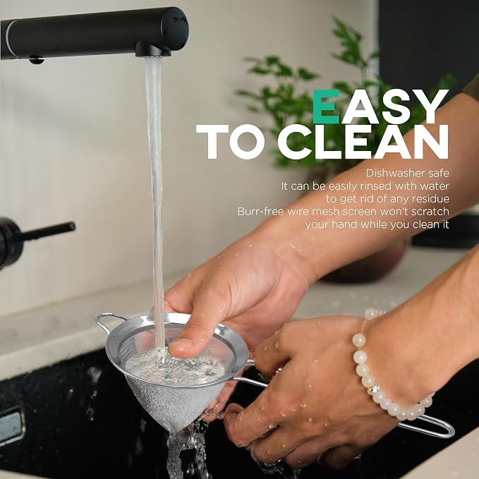 Homestia 3.3" Fine Mesh Strainer - Image 8