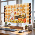Pumpkin Harvest Sunflower Thanksgiving Gnome Indoor TV Cover, Elastic TV Screen by Unknown