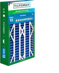 Filterbuy 16x28x6 Air Filter MERV 13 Optimal Smoke & Allergy Defense, Pleated by Filterbuy