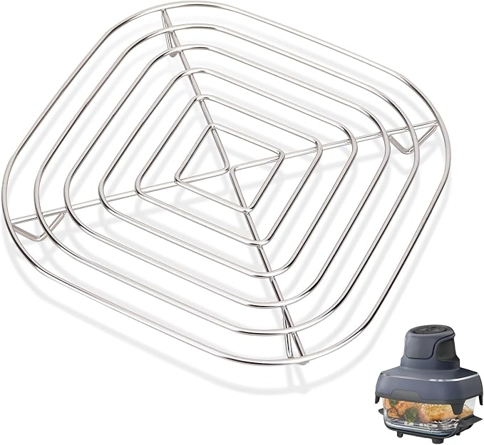 Crisper Rack for Ninja Crispi Air Fryer FN101, Stainless Steel Air Fryer Grill by SavStor