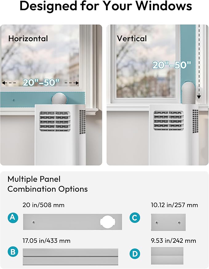 EUHOMY Portable Air Conditioners 14, 000 BTU, Smart 4-in-1 Portable AC Unit - Image 8