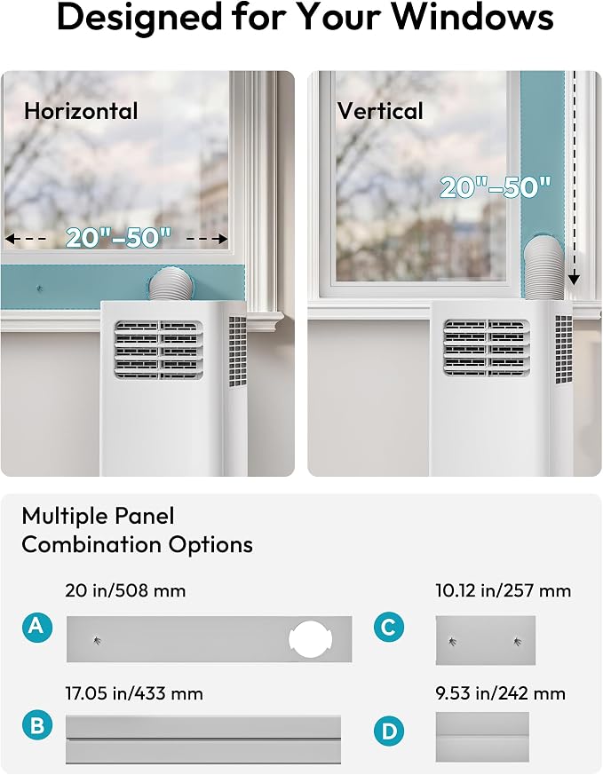 EUHOMY Portable Air Conditioners 12, 000 BTU, Smart 4-in-1 Portable AC Unit - Image 7
