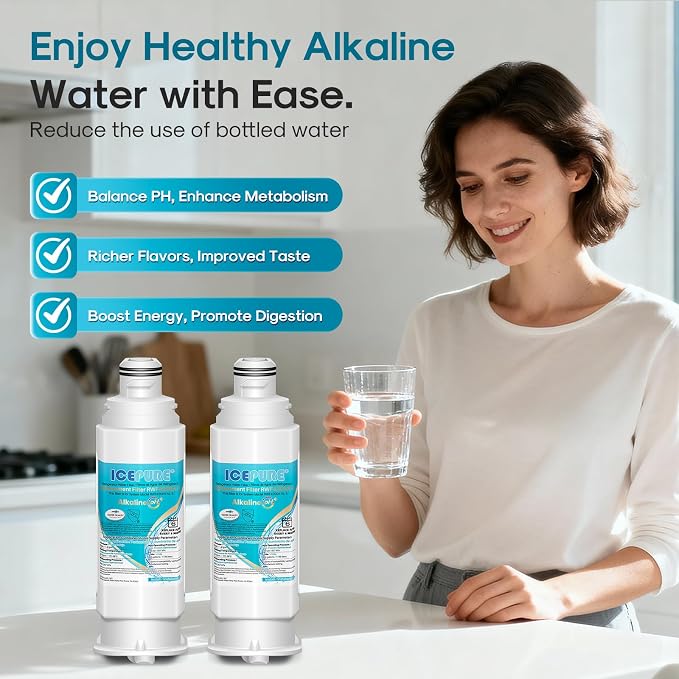 ICEPURE Alkaline DA97-17376B Refrigerator Water Filter Replacement - Image 9