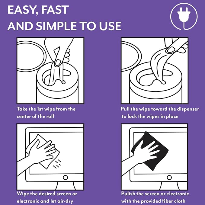 Swanky Cables Screen Cleaner Wipes: Electronic Wipes - Image 6