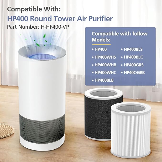H-HF400-VP Replacement Filter Kit Compatible - Image 3