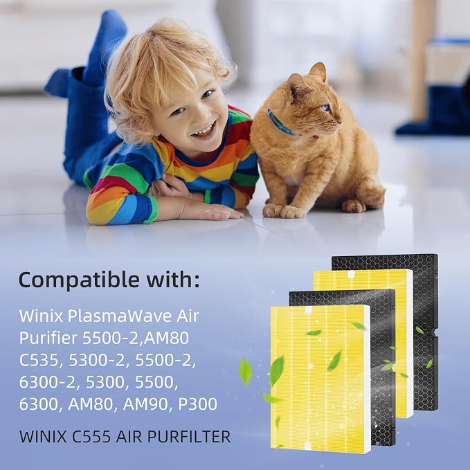 116131 Replacement Filter I for Winix C555 5500-2 Am80 Plasmawave Air Purifier - Image 6