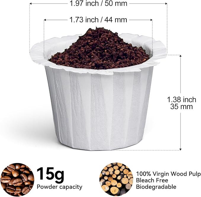 300 Count Fanativita K Cup Coffee Filters Disposable - Image 3