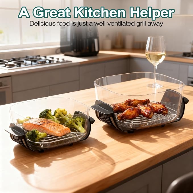 2PCS Crisper Stainless Steel Rack Compatible - Image 6
