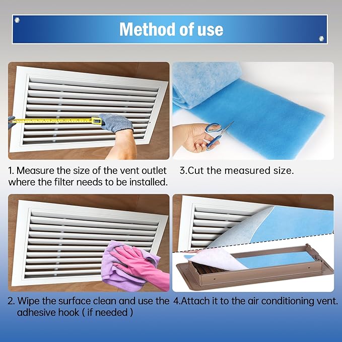 Air Vent Filter, HVAC Vent, Compression Packing - Image 6