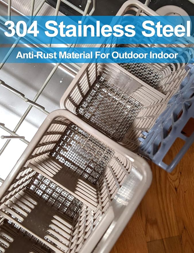 3Pack 5Mesh 10'' x 14'' Wire Mesh Screen, 304 Stainless Steel Anti-Rusted Mesh - Image 5