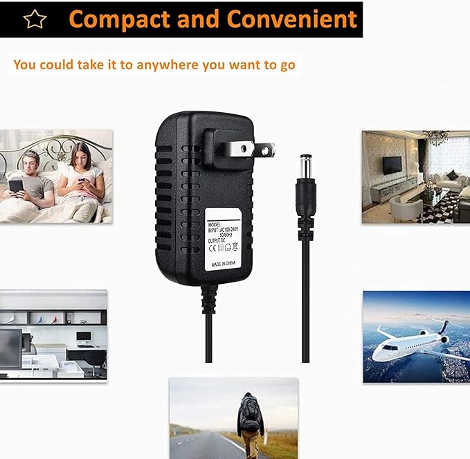 Charger Compatible with Levoit Core Mini Air Purifier LAP-C161-KUS LAP-C161-WUS - Image 4