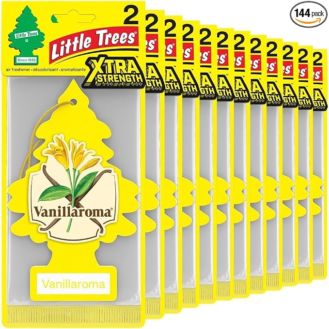 LITTLE TREES Car Air Freshener Xtra Strength Provides Long-Lasting Scent by LITTLETREES