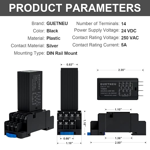 LCD Digital Display Time Delay Relay, Dual Time - Image 4