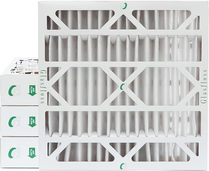 Glasfloss ZL 20x20x4 MERV 13 Pleated 4" Inch Air Filters by Glasfloss
