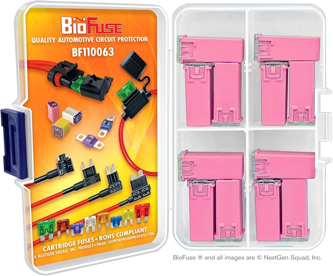 30A JCASE 12-Piece Cartridge Fuse Set. Fits Most: Nissan, and Ford - Image 2